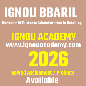 IGNOU BBARIL SOLVED ASSIGNMENT 2026